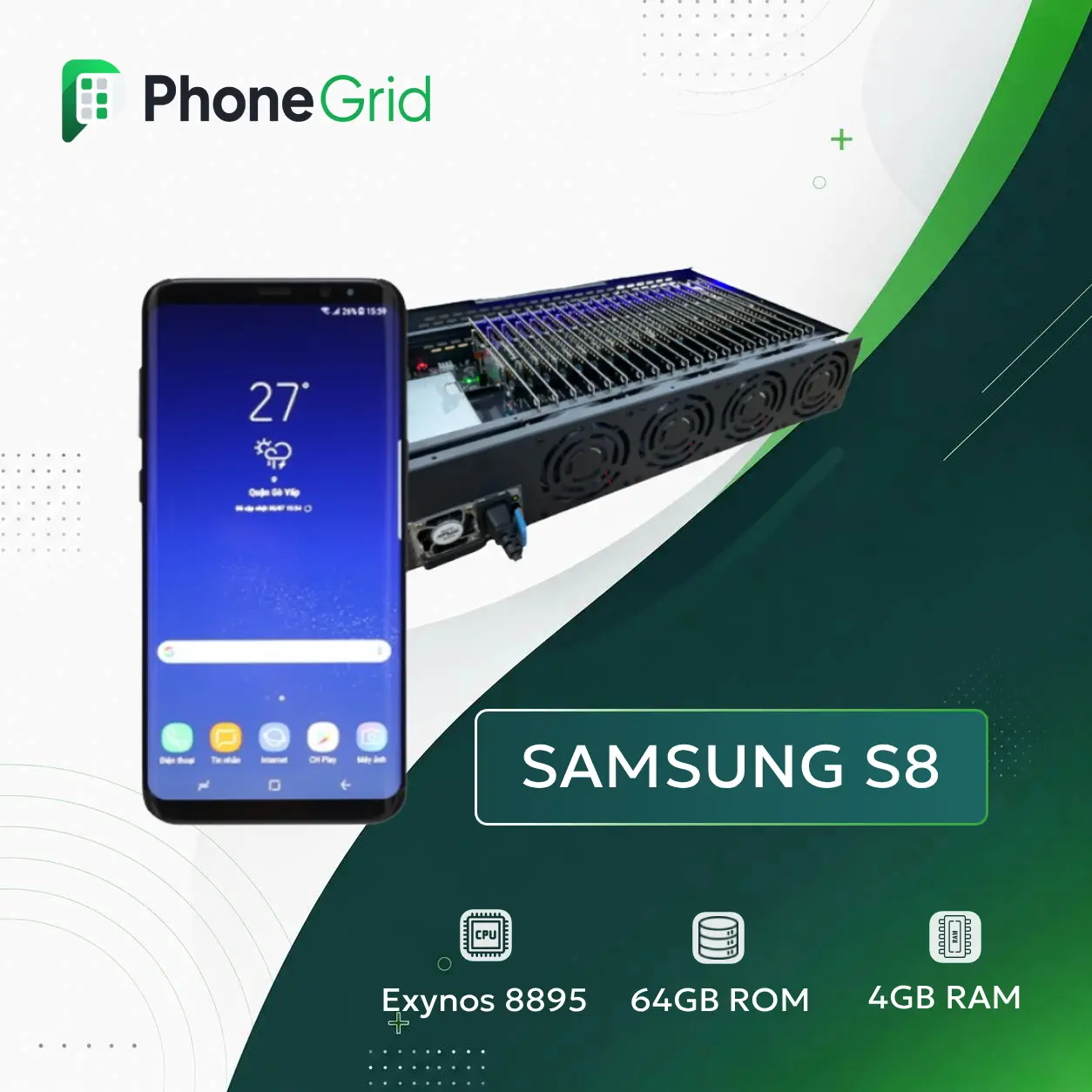 PhoneFarm Samsung S8/S8 Plus Full Set