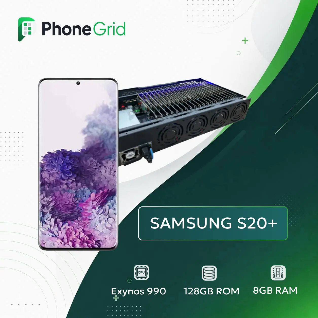 PhoneFarm Samsung S20 Plus Full Set